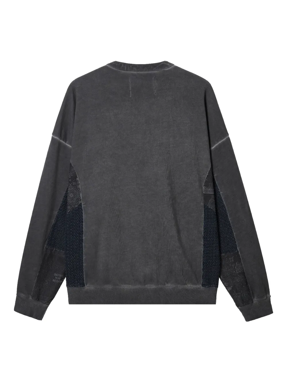 Musium Div. Panelled Sweatshirt In Gray