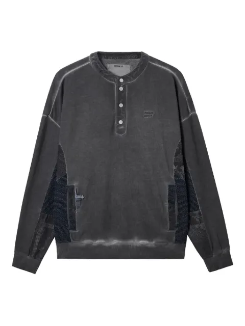 Musium Div. panelled sweatshirt 