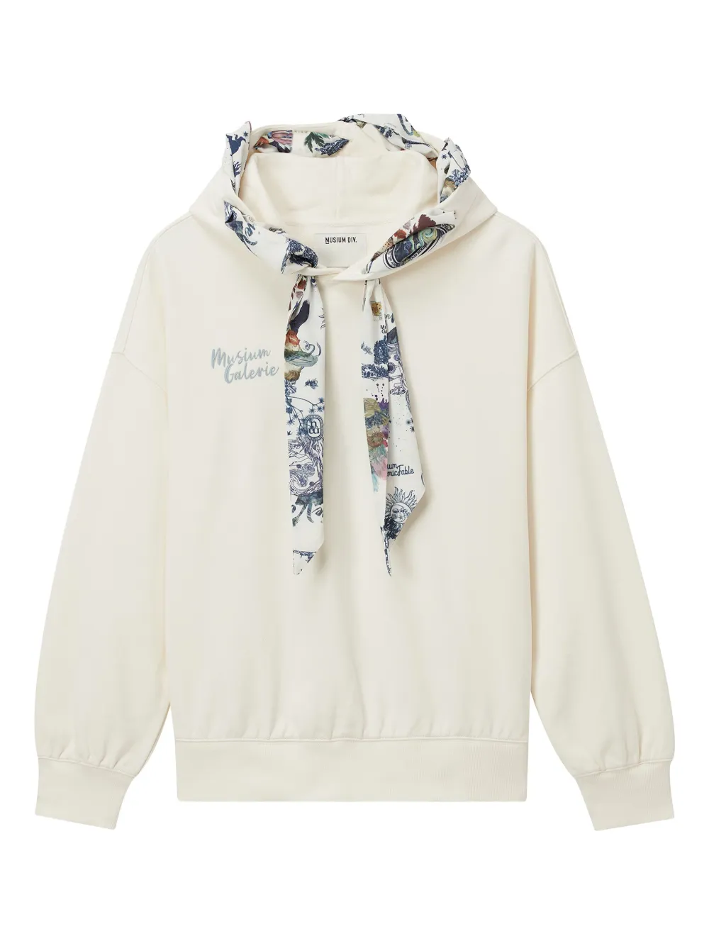 Musium Div. scarf-detail hoodie | Image 1