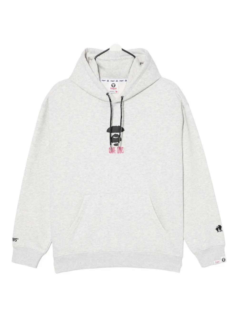 Aape By A Bathing Ape Moonface Hoodie In White