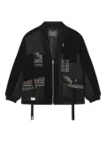 Musium Div. corduroy quilted padded jacket - Black