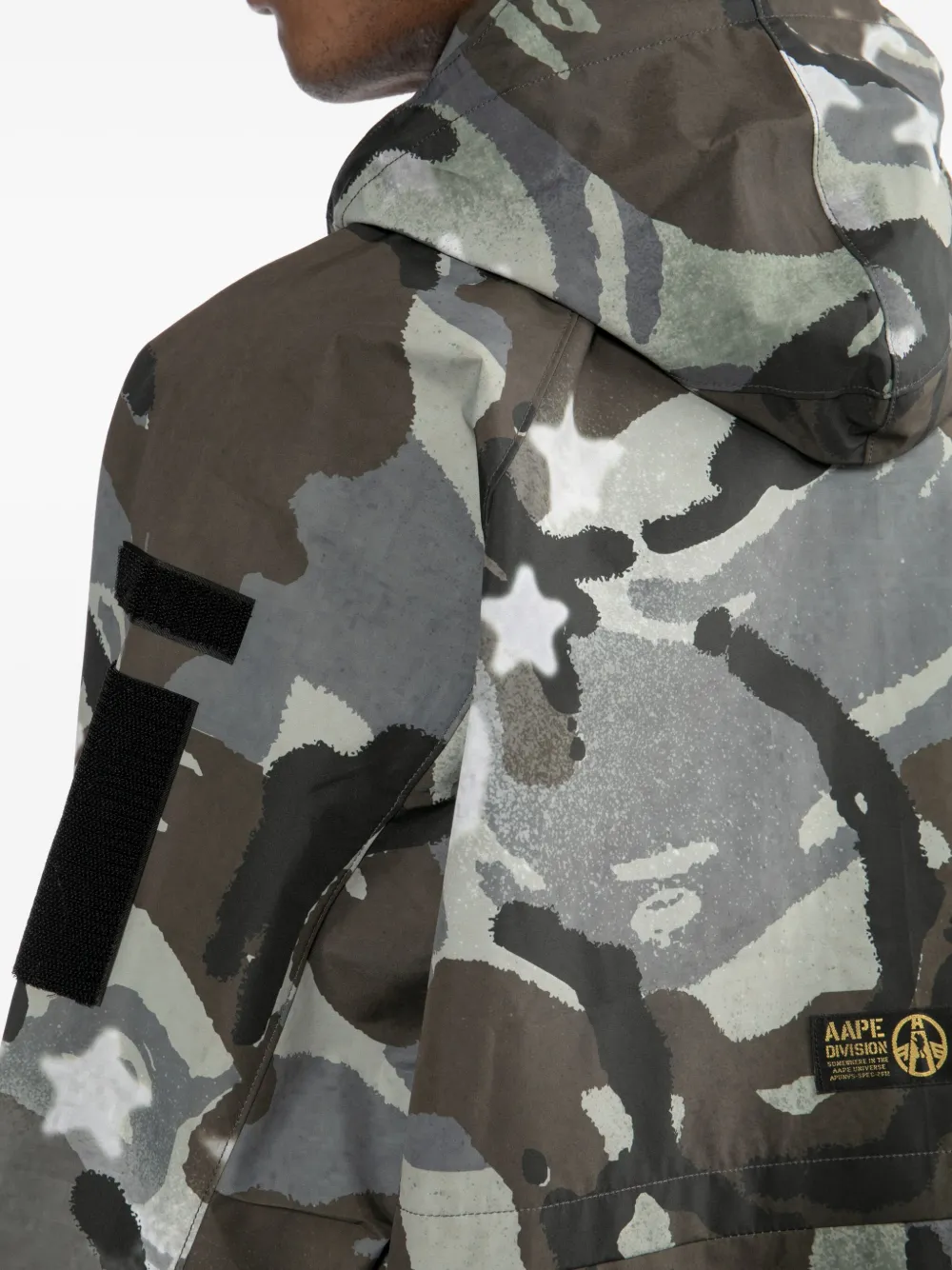 AAPE BY *A BATHING APE Jack met logopatch Groen