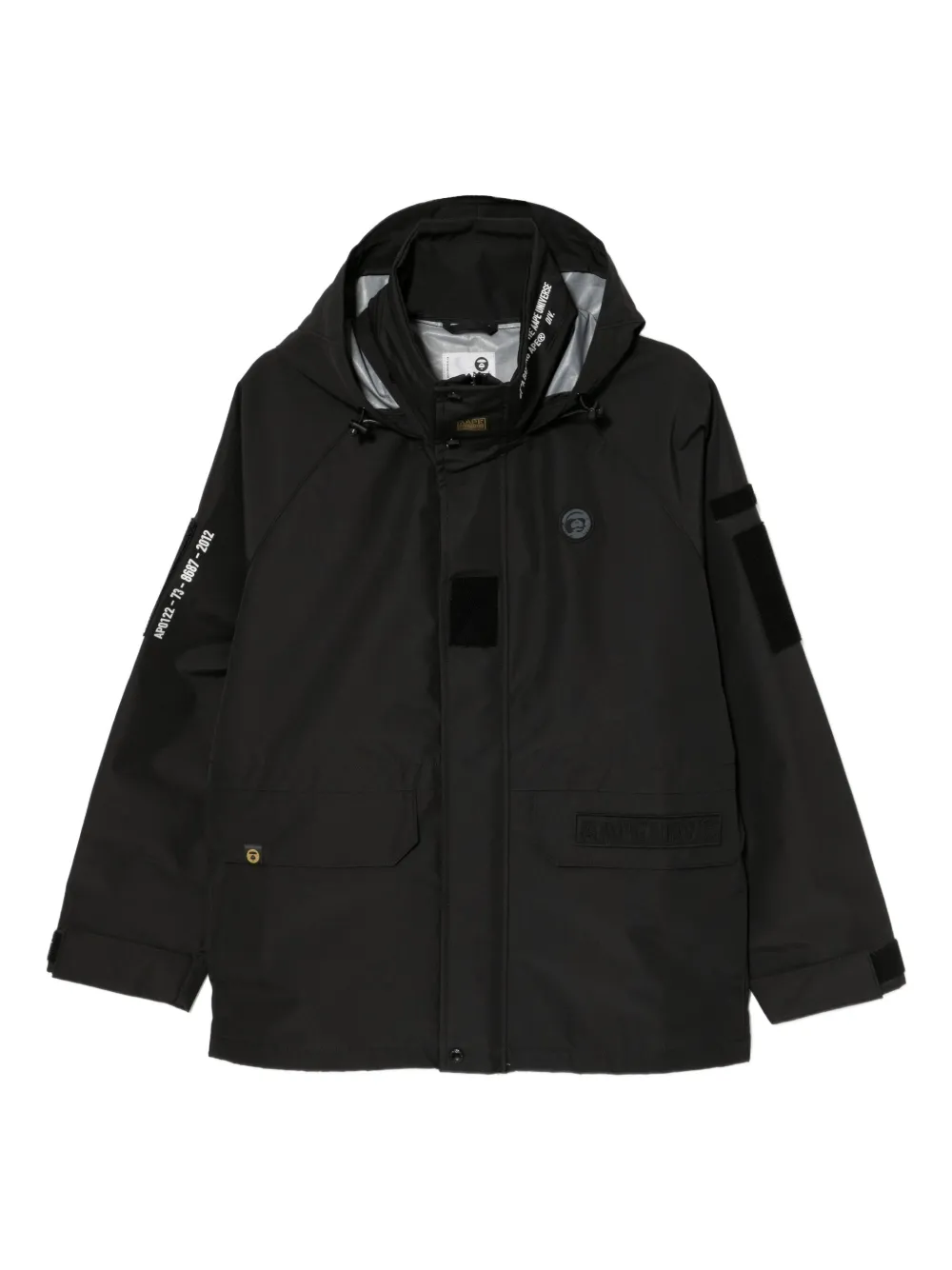 AAPE BY *A BATHING APE® chamarra con parche del logo | negro | Image 1