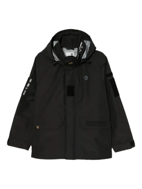 AAPE BY *A BATHING APE® chamarra con parche del logo