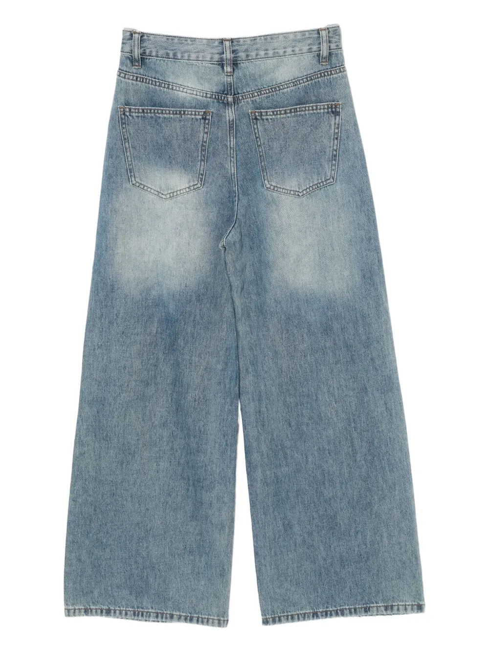 B+ab Gerafelde jeans - Blauw