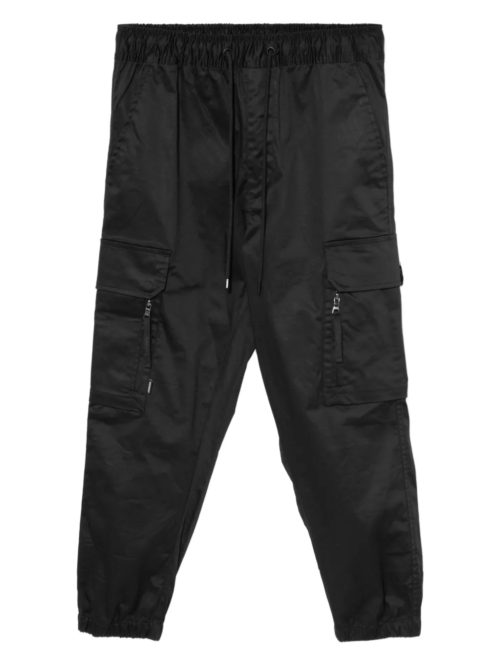 FINGERCROXX logo-patched cargo pants | Black | Image 1