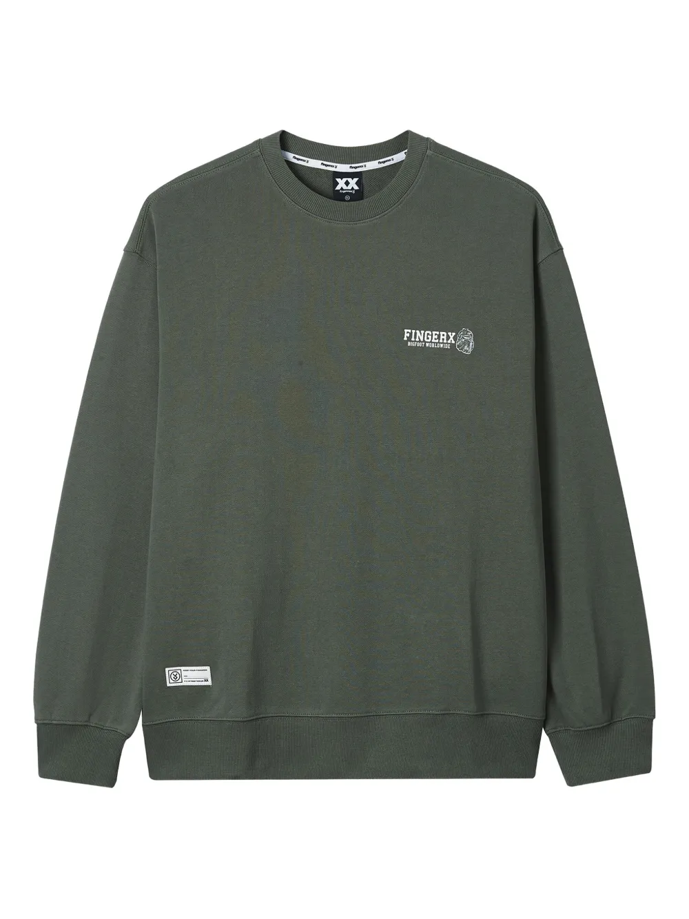 Fingercroxx Printed Sweatshirt In Green