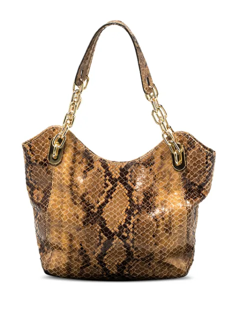Michael Kors Vintage 仿蛇皮搭链包袋(2010年代典藏款)