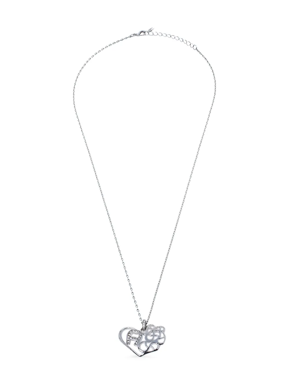 Aigner Vintage Collana con cristalli - Argento