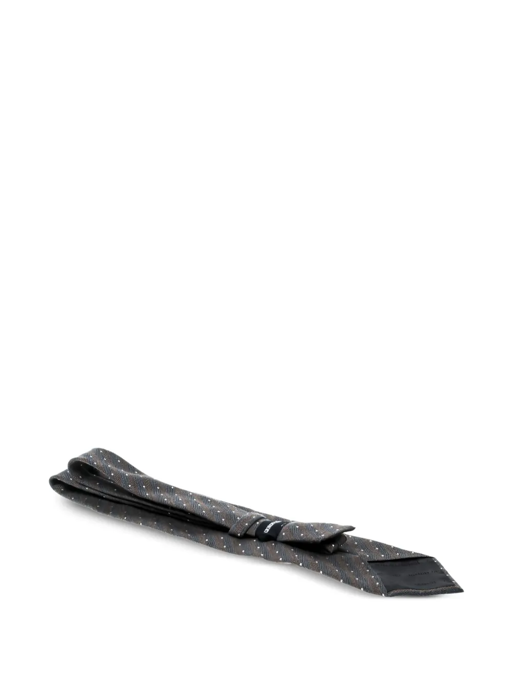 Giorgio Armani Pre-Owned diagonal-stripe dot tie | Image 2