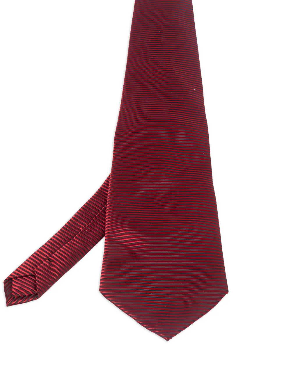 Giorgio Armani Pre-Owned Gestreifte Krawatte aus Seide - Rot