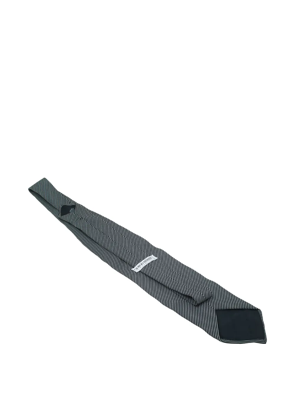 Giorgio Armani Pre-Owned corbata de seda con rayas estampadas | Image 2