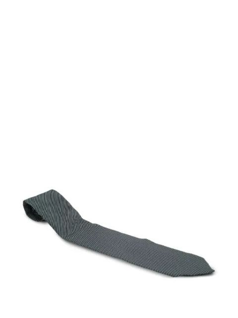 Giorgio Armani Pre-Owned striped silk tie