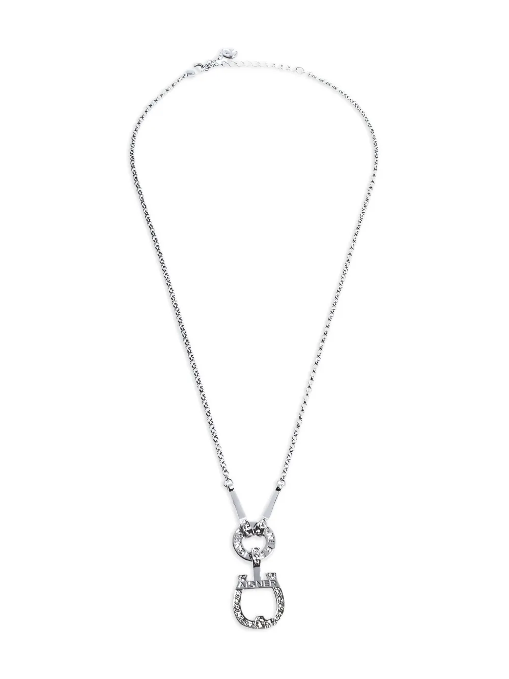Aigner Vintage Collana con cristalli - Argento