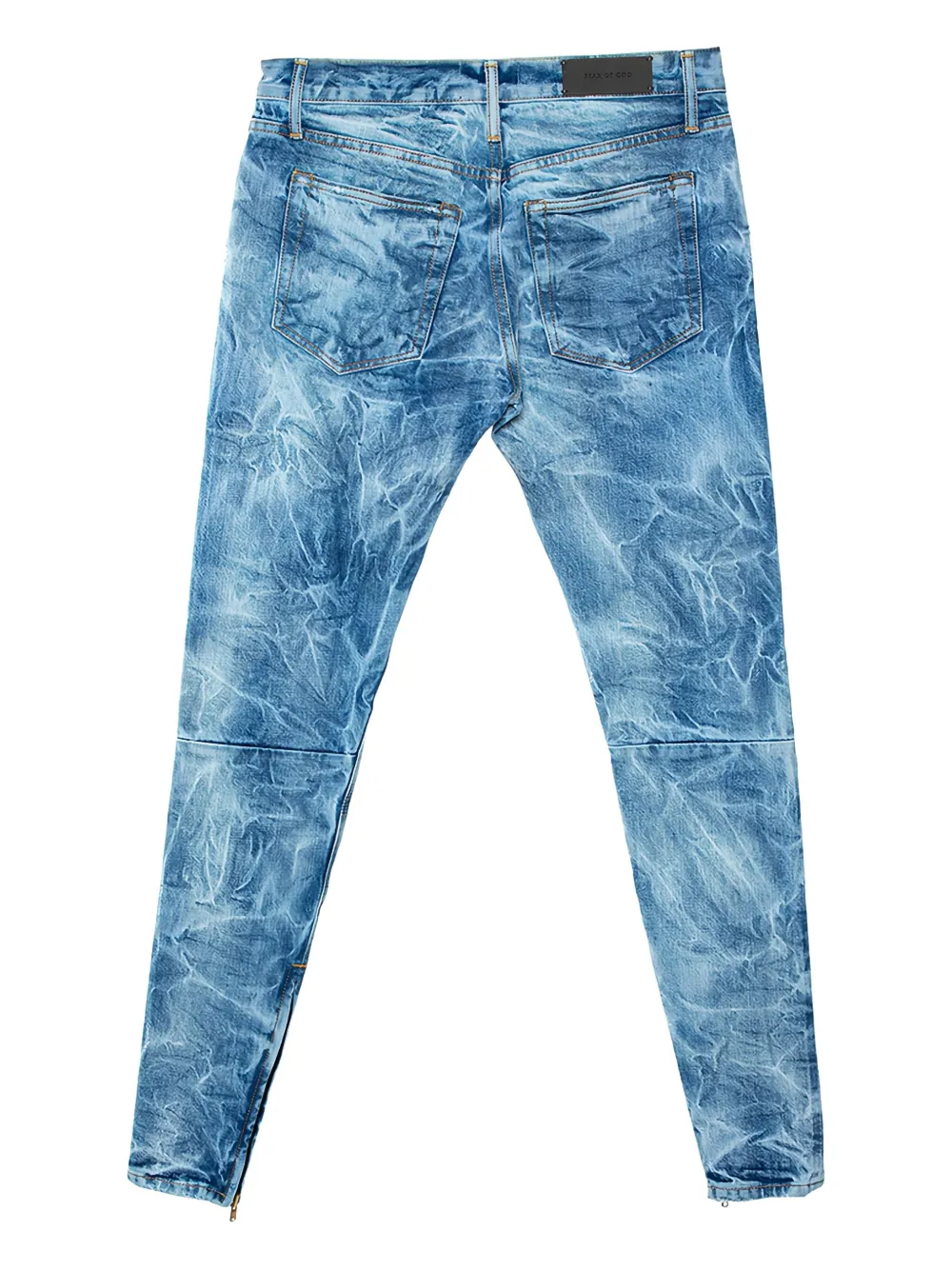 FEAR OF GOD Pre-owned Acid-wash Jeans In Blue