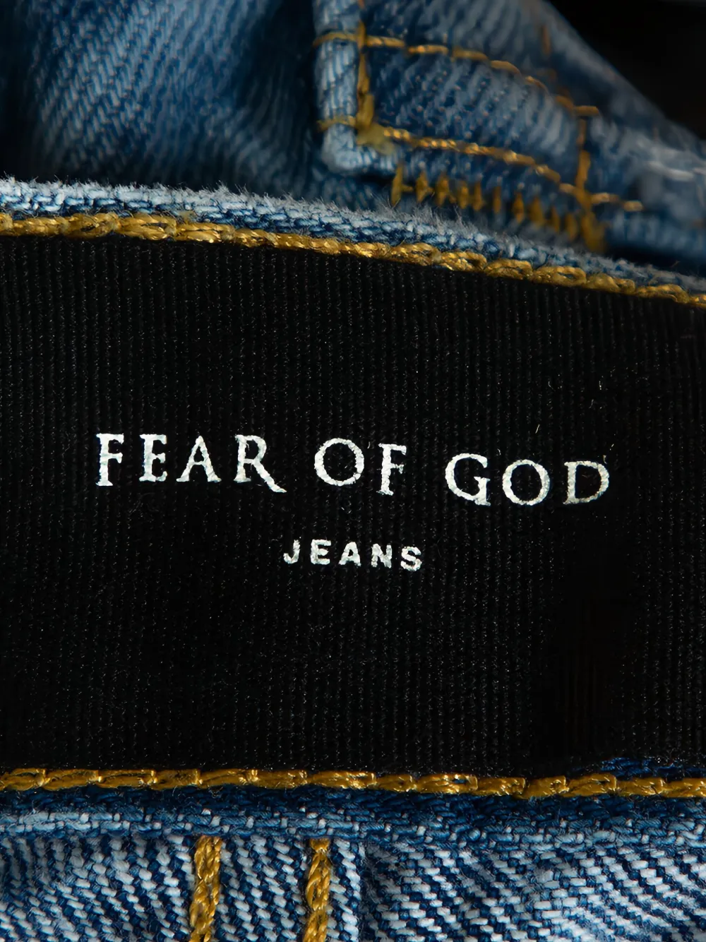 FEAR OF GOD Pre-owned Acid-wash Jeans In Blue