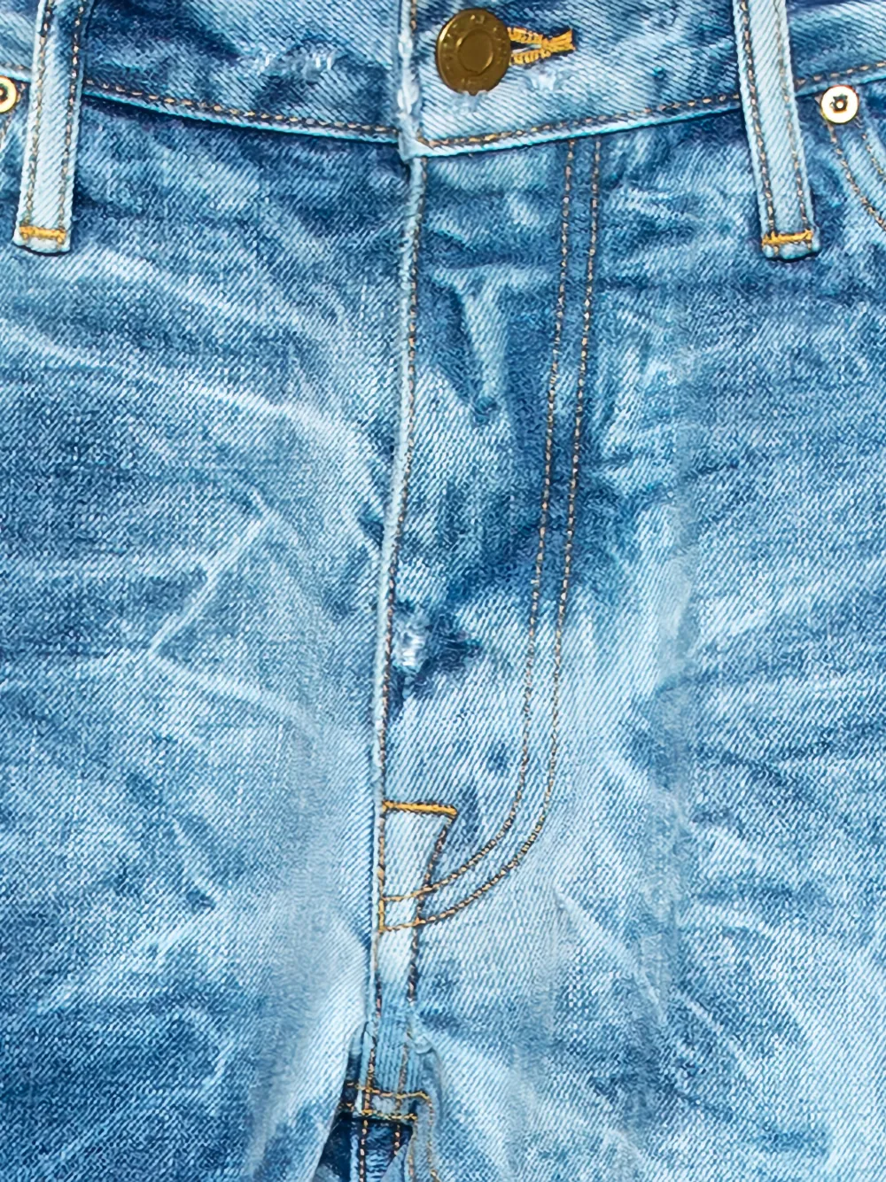 FEAR OF GOD Pre-owned Acid-wash Jeans In Blue
