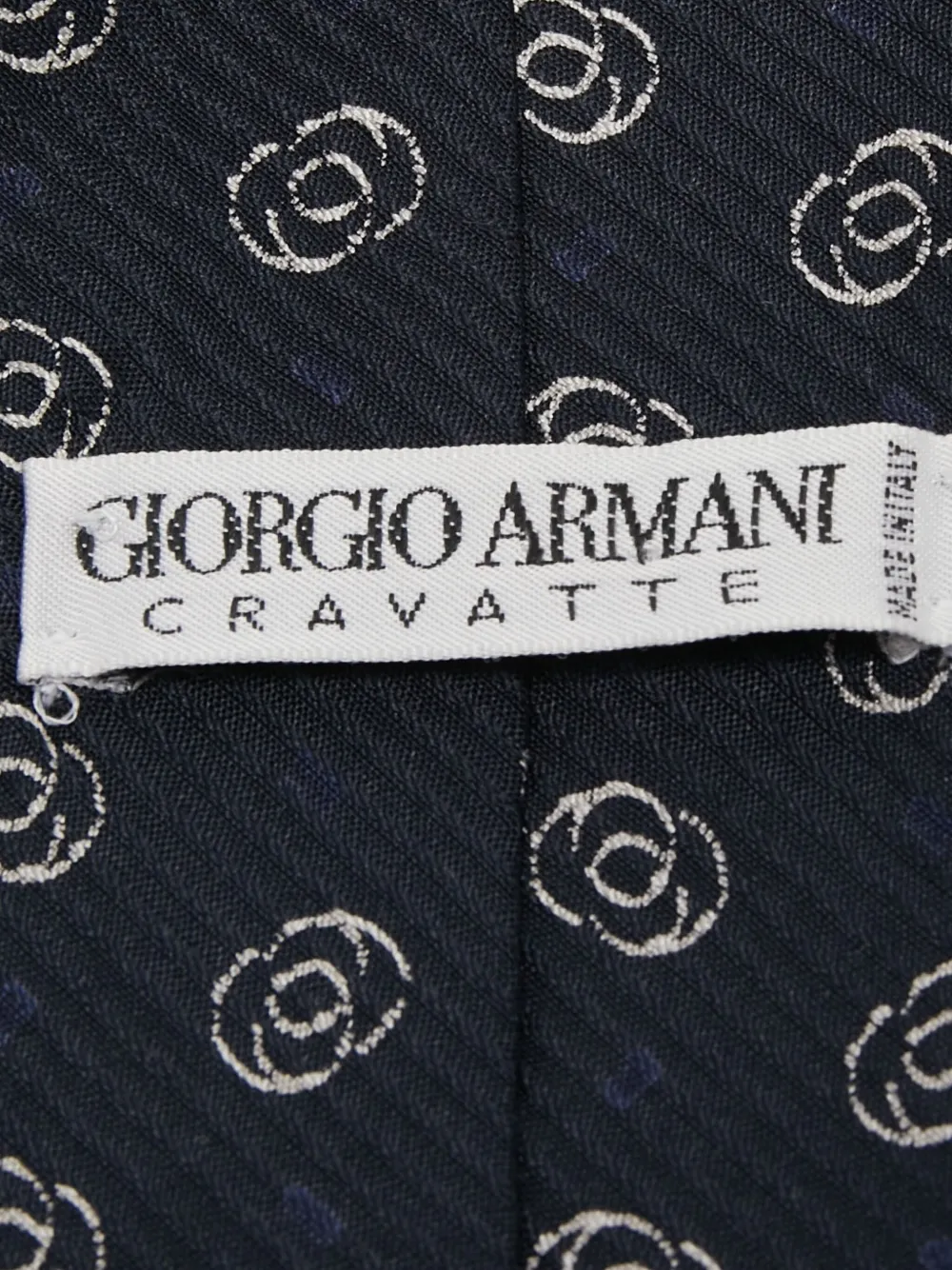 Giorgio Armani Pre-Owned geometric-pattern tie | Image 2