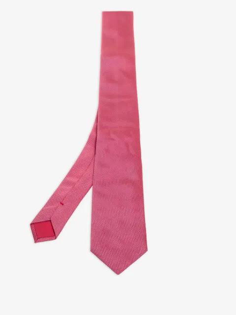 BOSS micro-dot silk tie