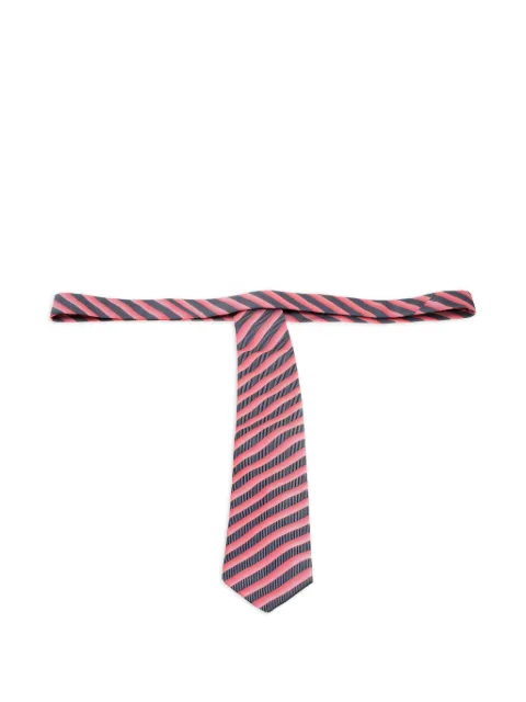 BOSS diagonal-striped tie