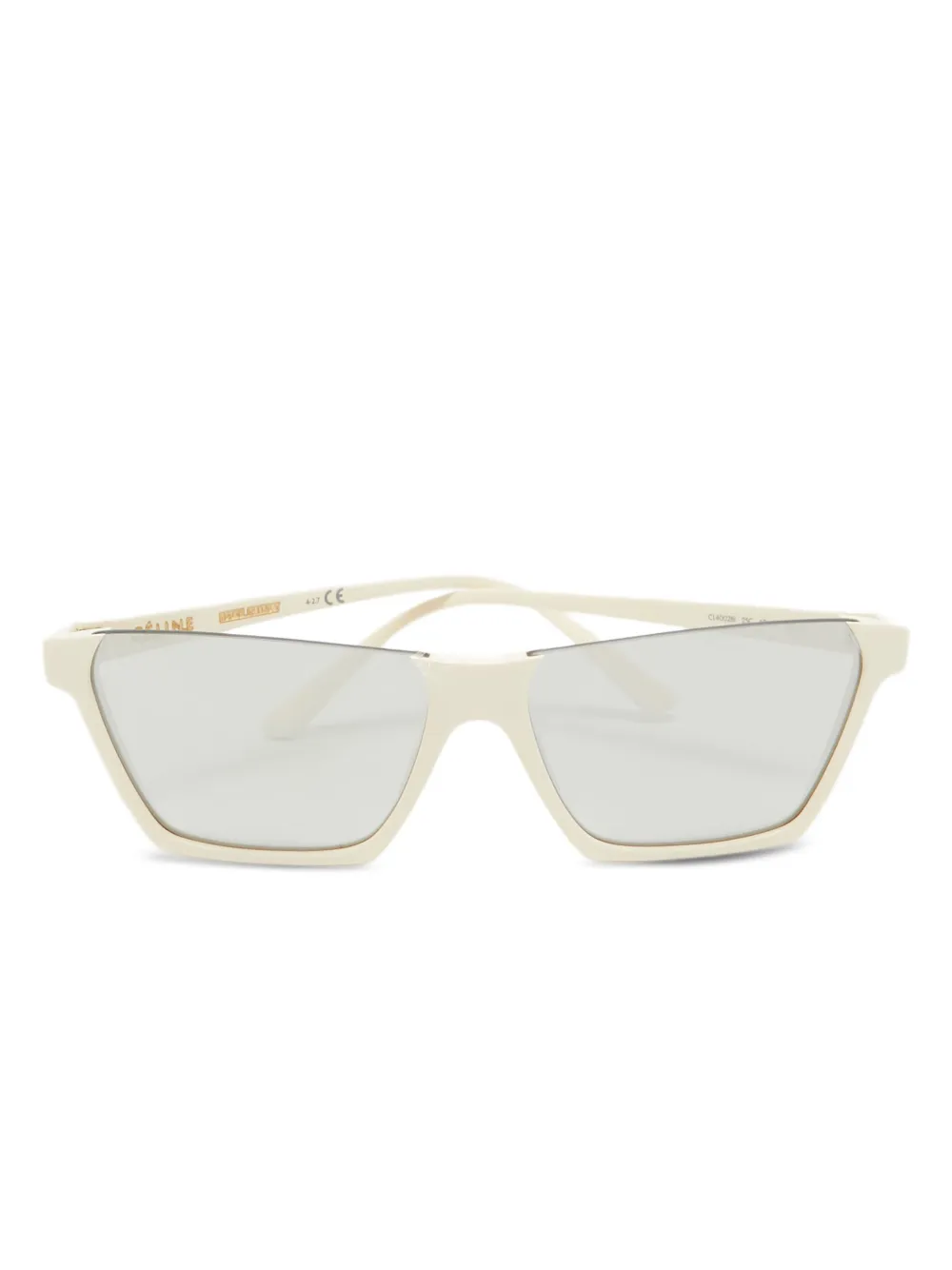 Celine Pre-Owned lunettes de soleil sans monture - Blanc Celine Pre-Owned lunettes de soleil sans monture - Blanc