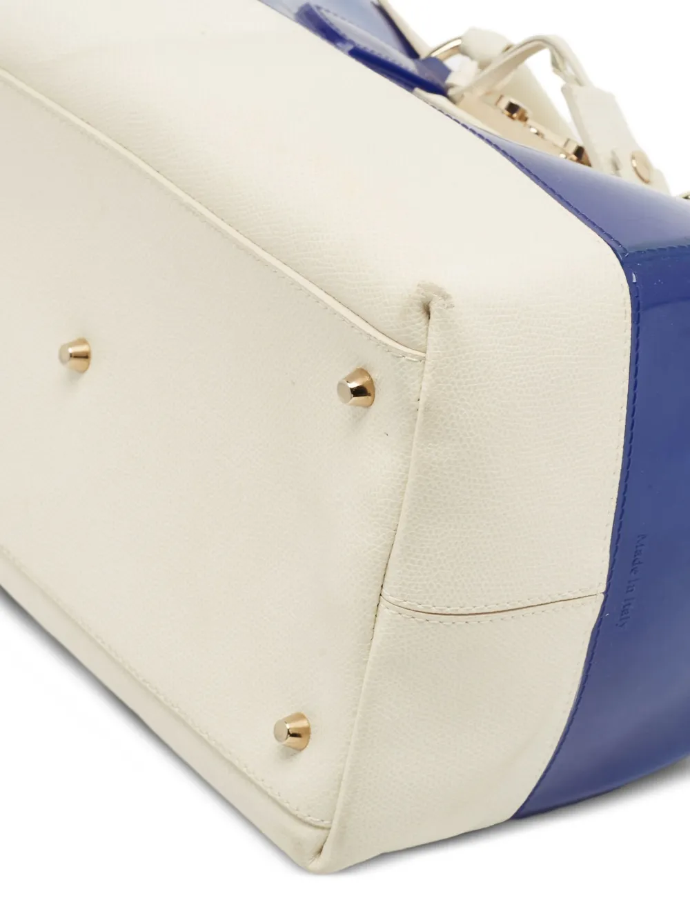 Pre-owned Furla Candy Satchel Bag In Blue