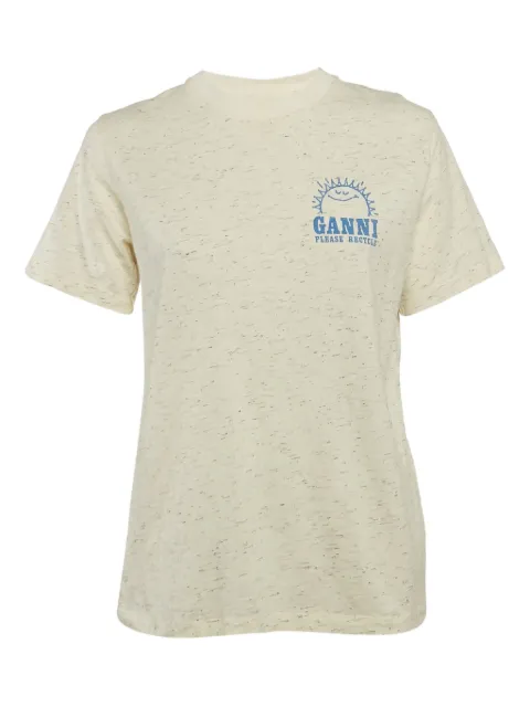 GANNI graphic-print T-shirt