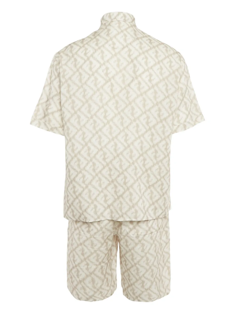 Fendi Pre-Owned geometric-print linen set | Image 2