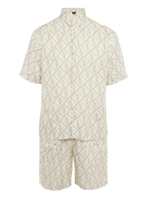 Fendi Pre-Owned geometric-print linen set