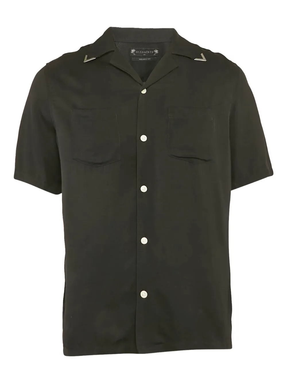 AllSaints Camicia con taschino - Nero