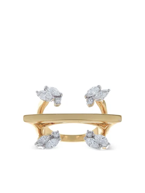 Yeprem anillo en oro amarillo de 18kt con diamante