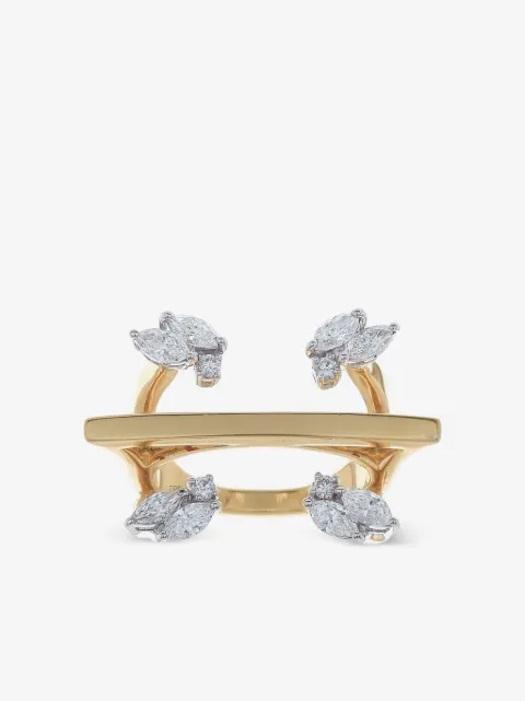 Yeprem anillo en oro amarillo de 18kt con diamante