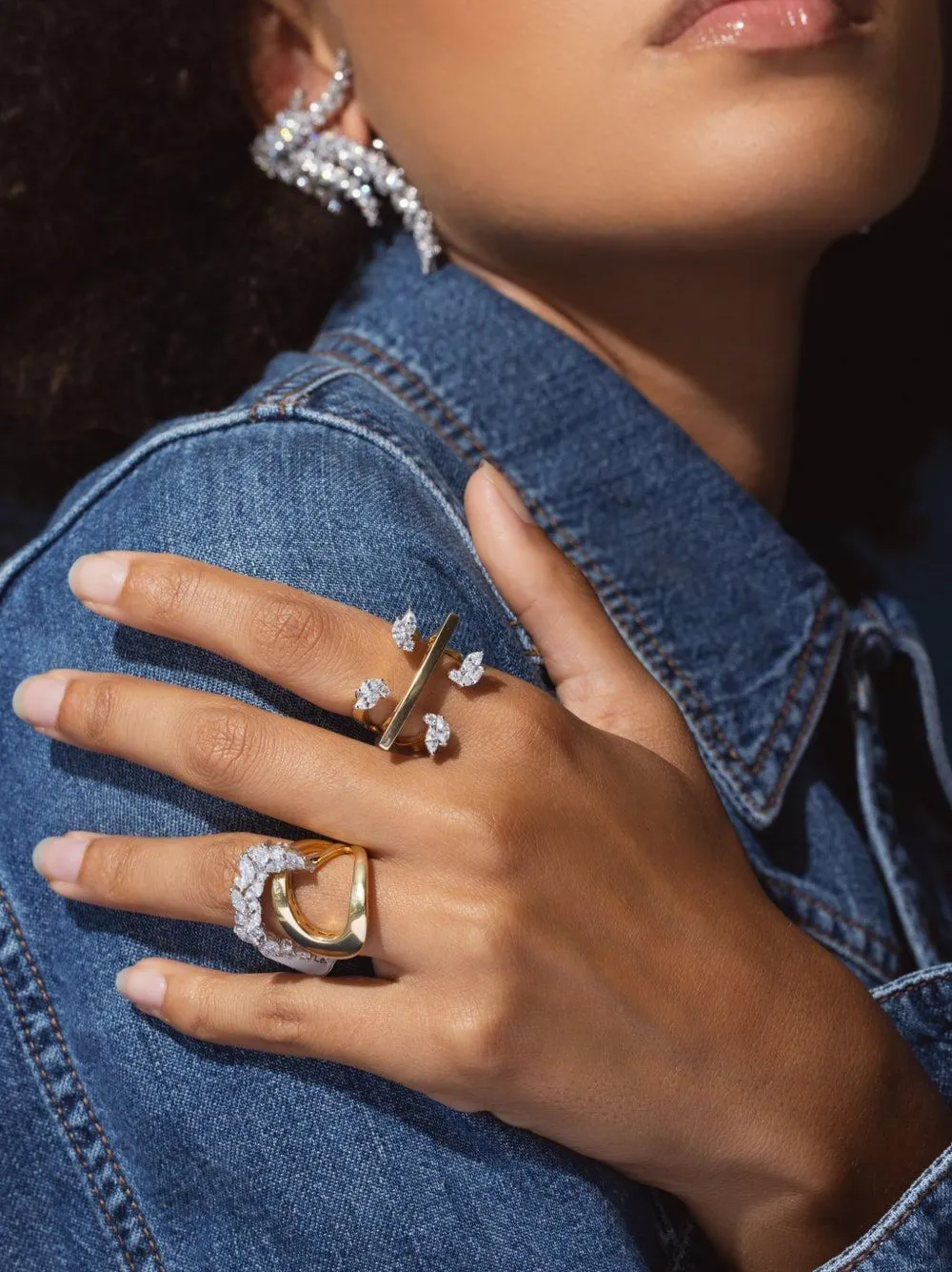  Yeprem 18k Yellow Gold Diamond Ring 