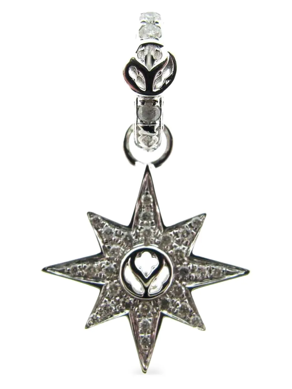 Loree Rodkin 14k White Gold Diamond Pendant In Metallic