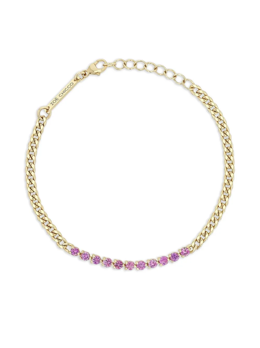 Zoë Chicco 14K yellow gold diamond bracelet