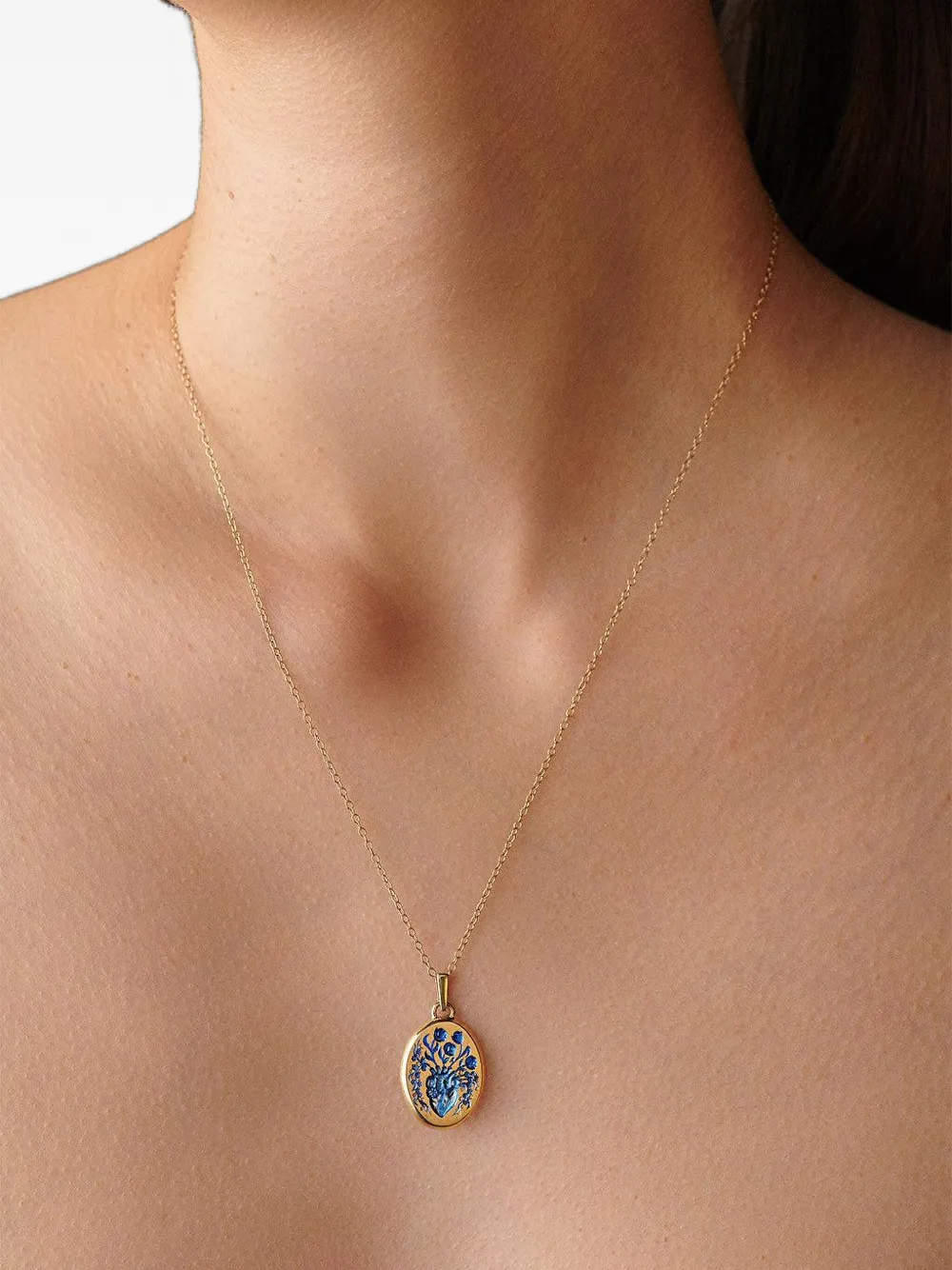 Castro Smith 9k Yellow Gold Heart-motif Pendant In Gold
