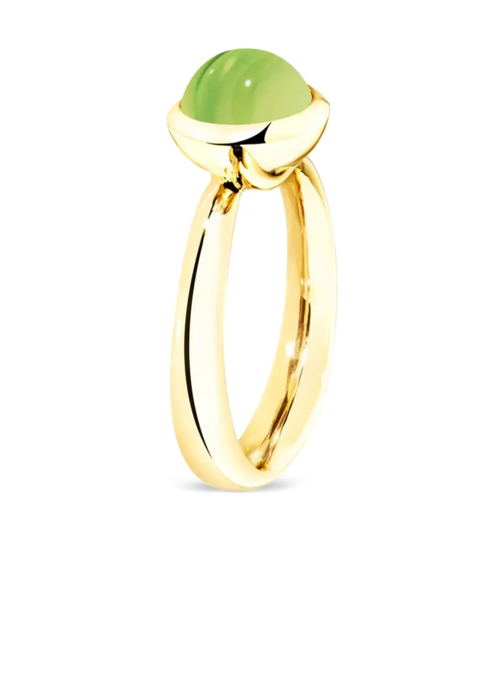 Tamara Comolli 18k Yellow Gold Bouton Peridot Ring In Gold