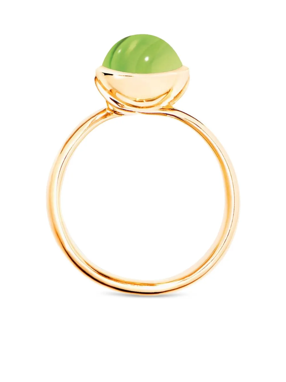 Tamara Comolli 18k Yellow Gold Bouton Peridot Ring