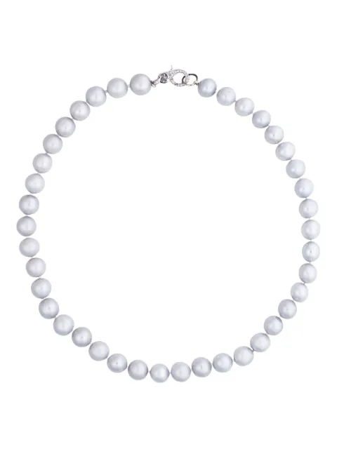 Loree Rodkin 14K white gold pearl and diamond necklace