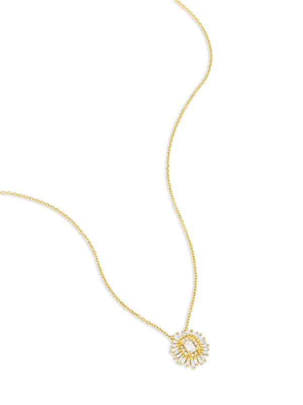 Suzanne Kalan 18K Yellow Gold Diamond Necklace