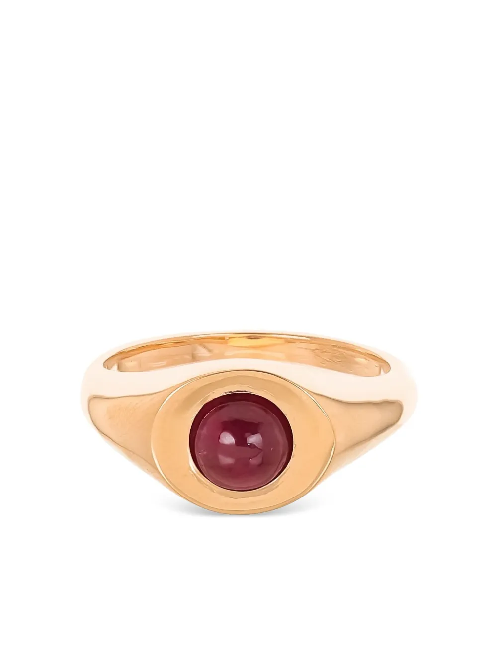 Marla Aaron 18K yellow gold Sphere ruby ring | Pink | Image 1