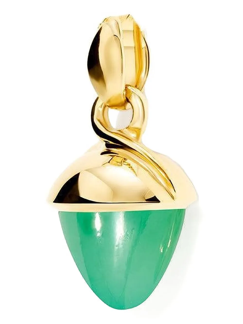 Tamara Comolli 18kt Yellow Gold Bouquet Mikado Flamenco Chrysoprase Necklace In Multi