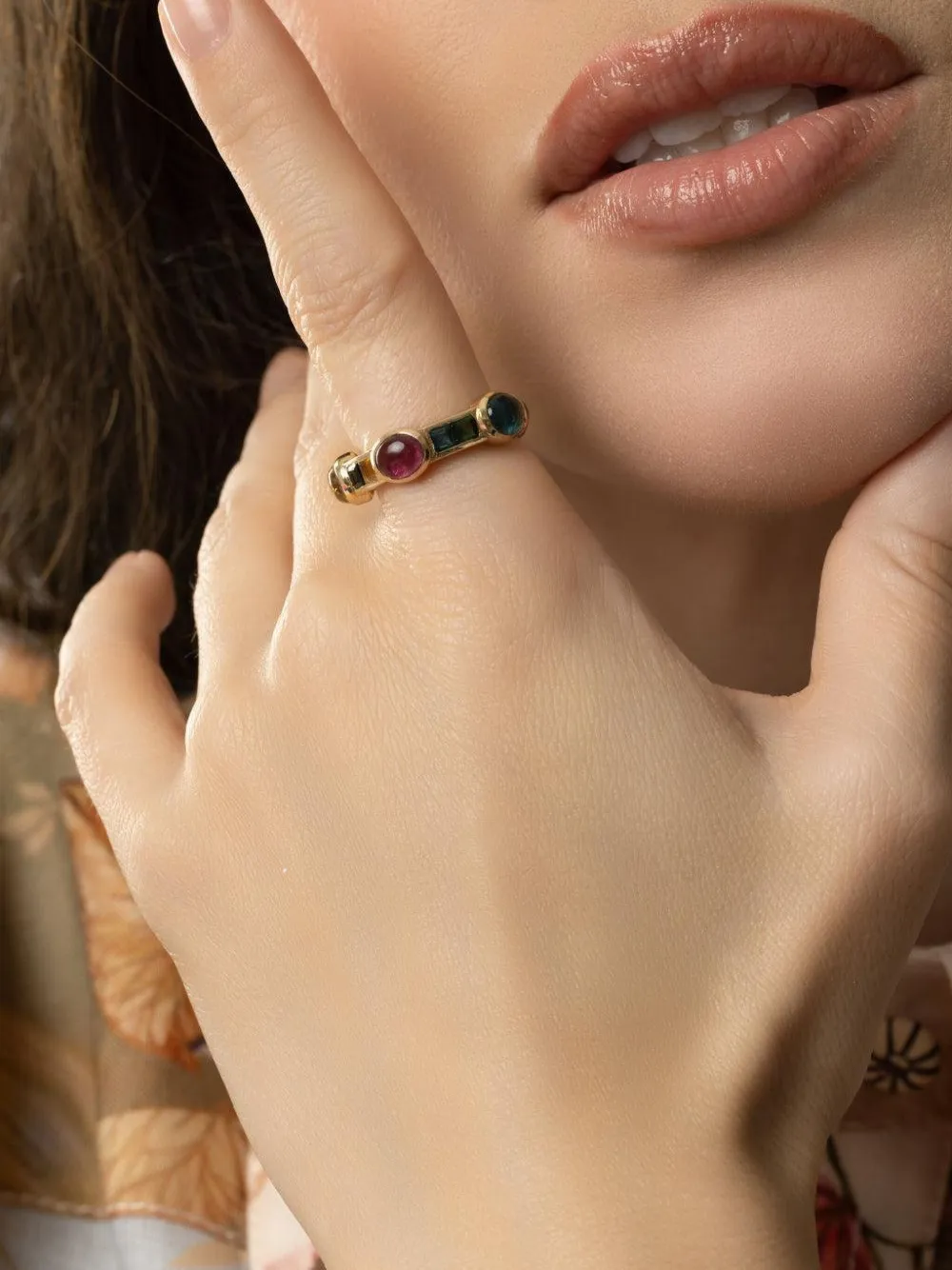 Van Robot 18K yellow gold Rio Van tourmaline ring | Image 2