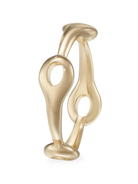 Melissa Kaye anillo Lola Needle pequeño en oro amarillo de 18kt