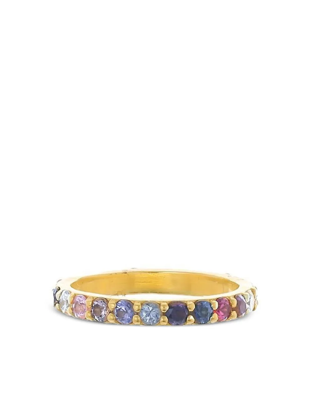 Jared Lehr 18k Yellow Gold Diamond And Spinel Ring In Gold