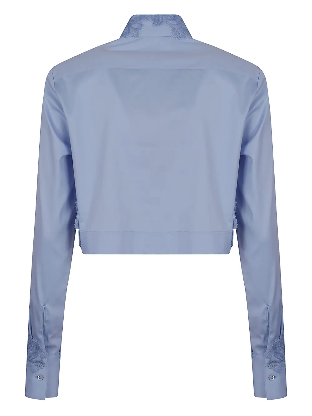 Ermanno Scervino Cropped T-shirt - Blauw