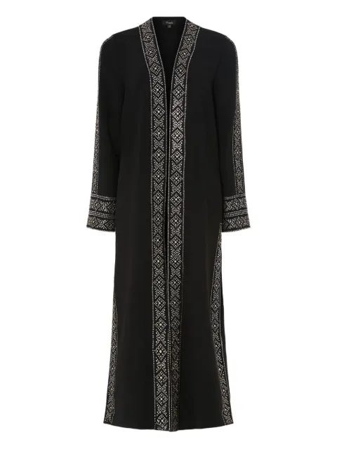 Temperley London beads-embellishment coat
