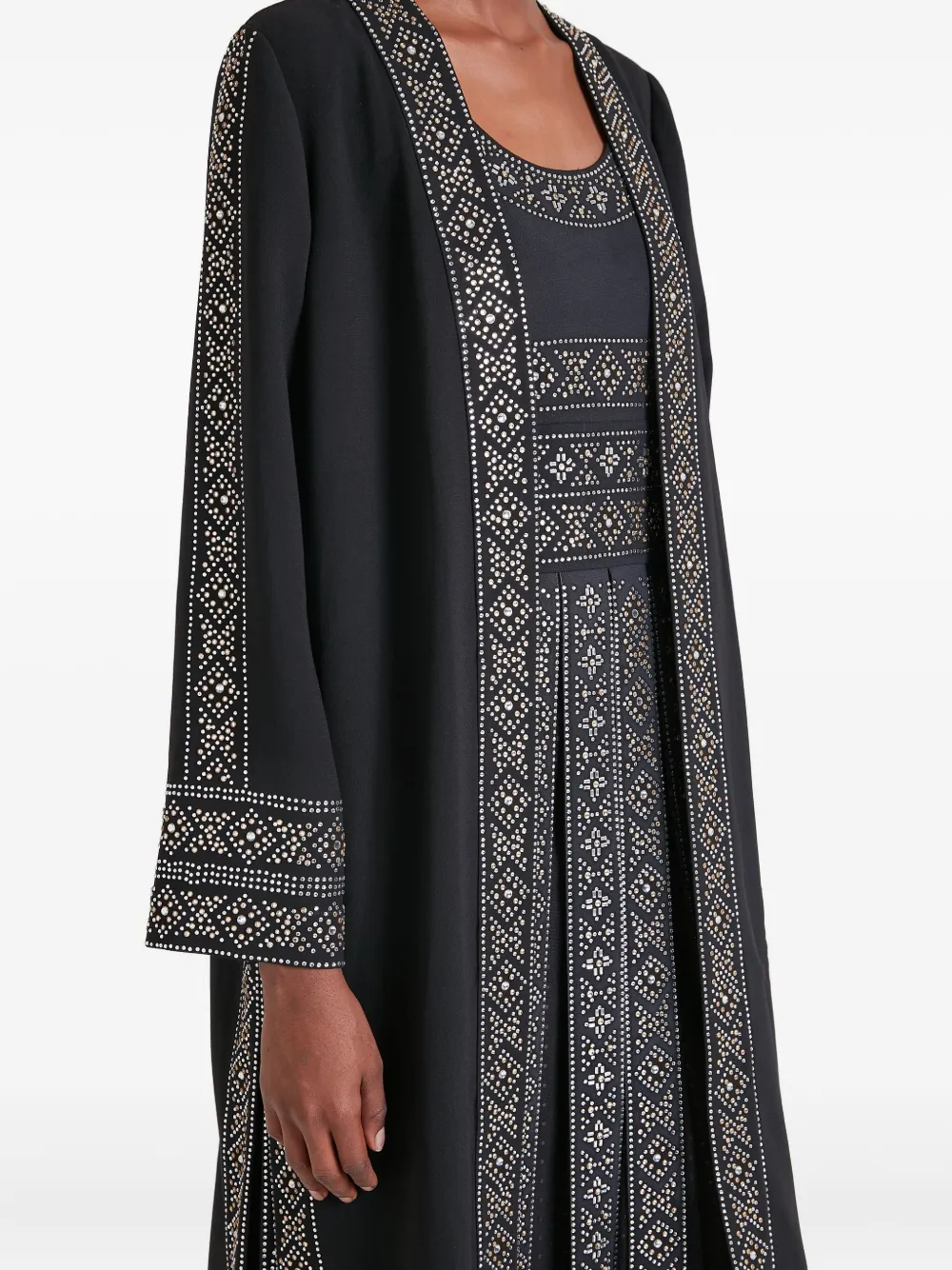 Temperley London Jas verfraaid met kralen Zwart