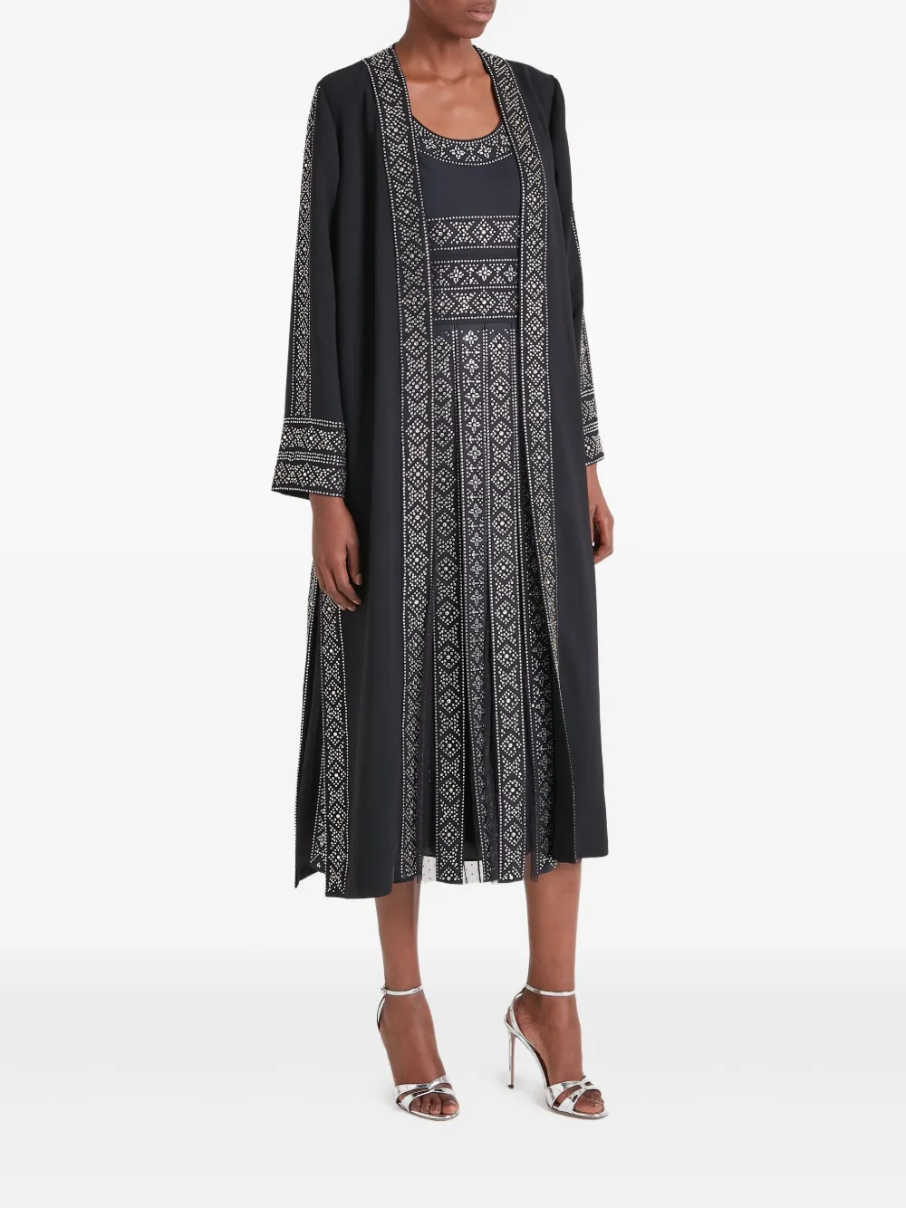 Temperley London Jas verfraaid met kralen Zwart