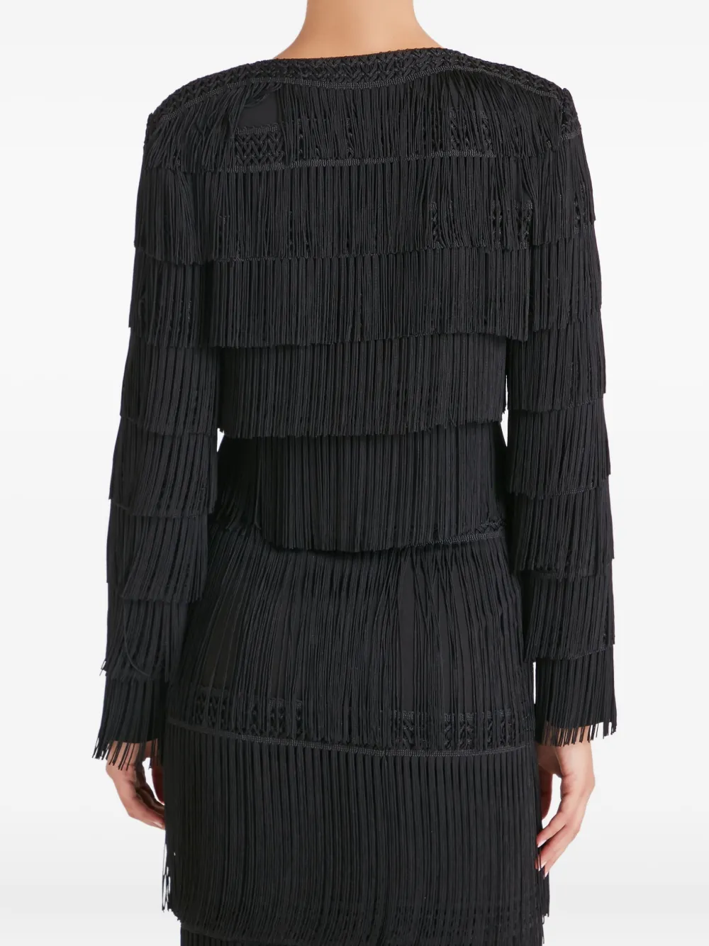 Temperley London Layered-design Jacket In Black